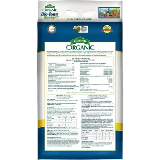 Espoma Organic Bio-tone Starter Plus 4-3-3 Natural Starter Plant Food Plus Mycorrhizae - The Ultimate Starter Plant Food image {3}