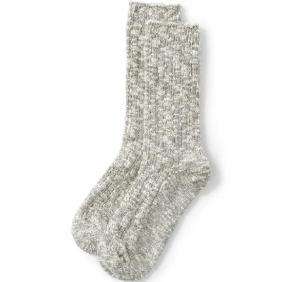 Lands' End Women's Marled Crew Socks image {3}