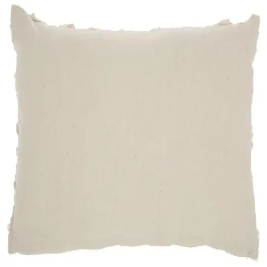 Mina Victory Life Styles Denim Roses Throw Pillow image {2}