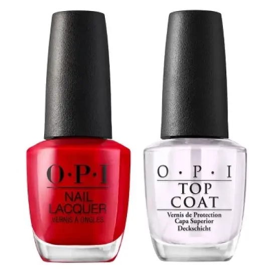 OPI Nail Laquer and Top Coat - 2pk  image {7}