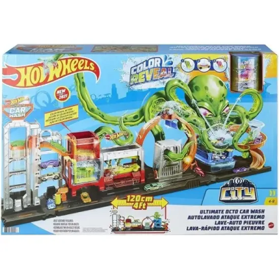Hot Wheels Ultimate Octo Carwash Playset City Carwash GTT6 image {4}