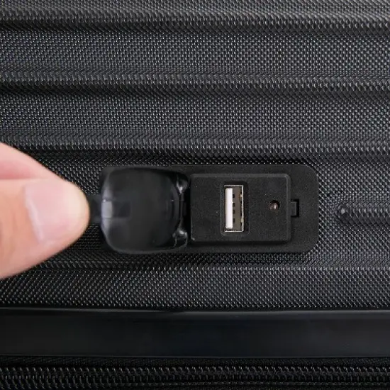 DUKAP Tour Lightweight 3pc Hardside Luggage Set image {6}