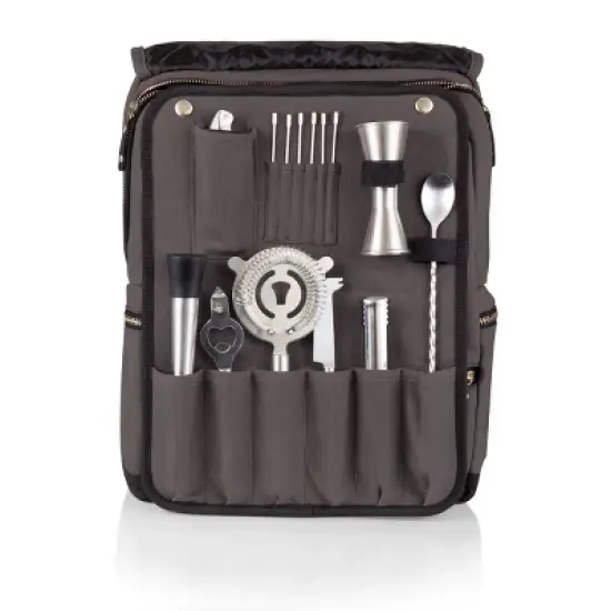 Picnic Time 18pc Bar-Backpack Portable Cocktail Set image {1}
