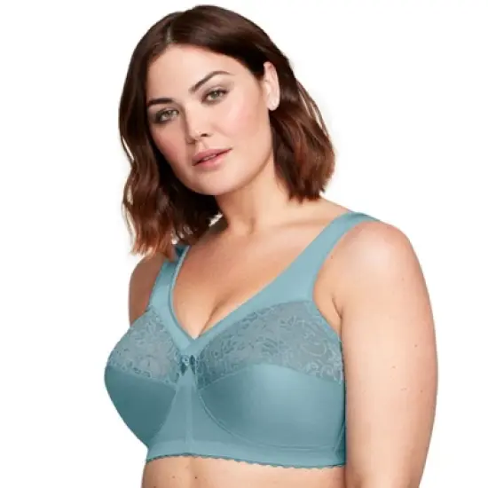 Glamorise Womens MagicLift Original Support Wirefree Bra 1000 Glacier image {2}