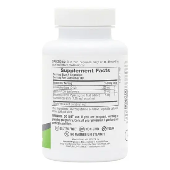 Pro DIM 200mg by Nature's Plus  -  60 Capsule image {1}