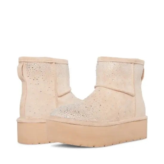 Madden Girl Ease-Hr Rhinestone Cozy Bootie image {6}