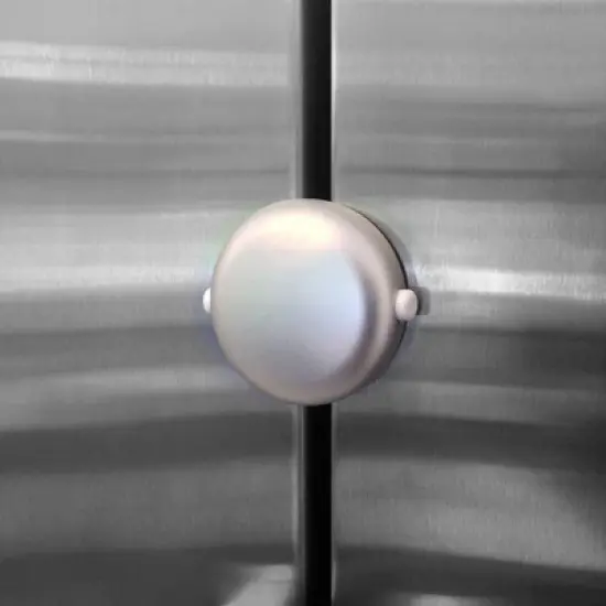 Qdos Adhesive Fridge/Freezer Lock - Chrome image {4}