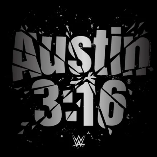 Boy's WWE Austin 3:16 Shattered Logo T-Shirt image {1}