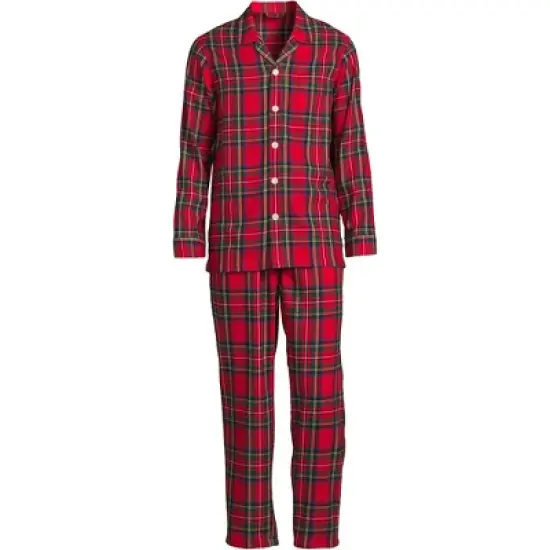 Lands' End Men's Flannel Pajama Set image {5}