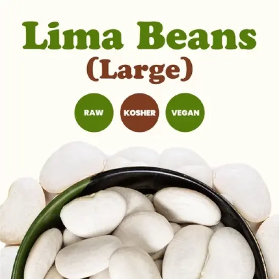 Lima Beans &ndash; Non-GMO, Large, Vegan image {2}