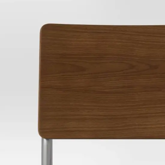 Cecilton Chrome Cantilever Counter Height Barstool Cream Boucle - Threshold&trade; image {4}