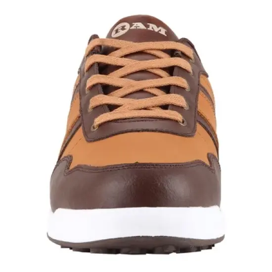 Ram FX Comfort Mens Waterproof Golf Shoes Brown image {2}