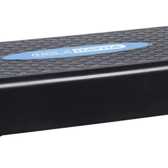 HolaHatha Aerobic Step Platform Exercise Fitness Equipment w/ Adjustable Height image {5}