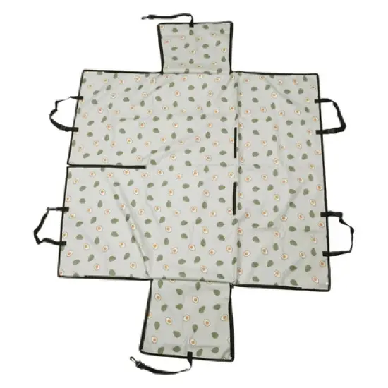 Unique Bargains Waterproof Pet Car Seat Cover Fruits Prints Gray 1 Pc image {6}