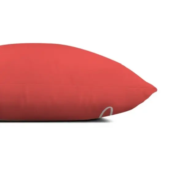 Creative Products Unwind Script Coral 14x20 Indoor / Outdoor Pillow image {2}