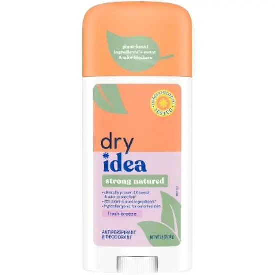 Dry Idea Plant Based Invisible Solid Antiperspirant & Deodorant for Women - Fresh Breeze - 2.6oz image {9}