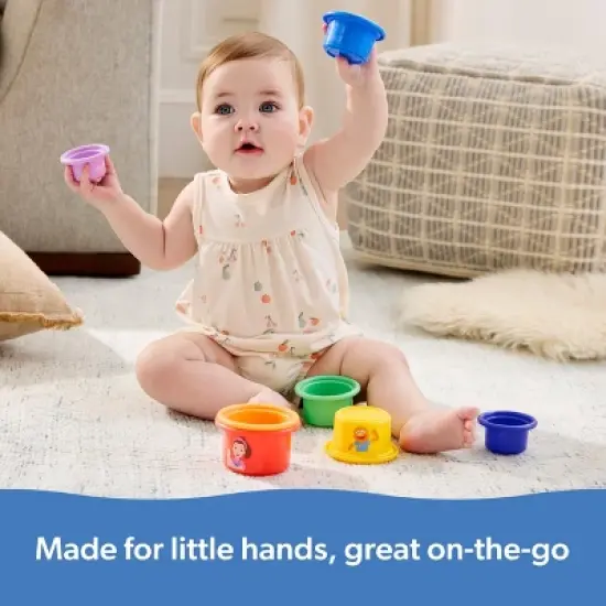 Ms. Rachel Rainbow Stacking Cups - 7pc image {4}