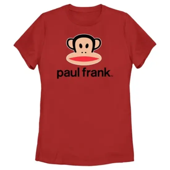 Women's Paul Frank Logo Julius Black T-Shirt image {3}