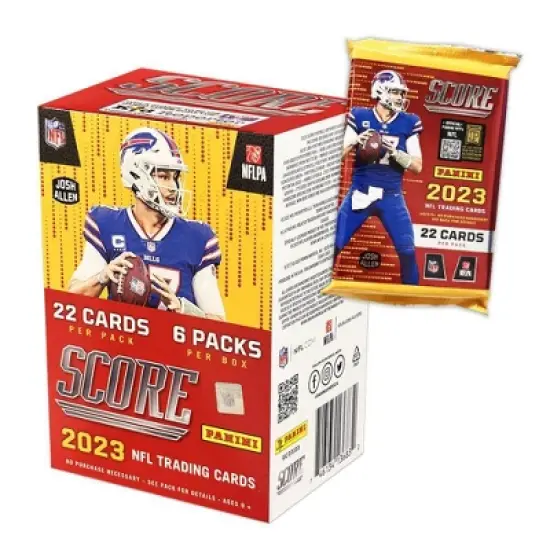 2023 Panini NFL Score Football Trading Card Blaster Box image {1}