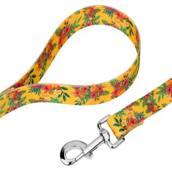 Country Brook Petz Tropical Floral Dog Leash (6 Foot, 1/2 Inch) image {1}