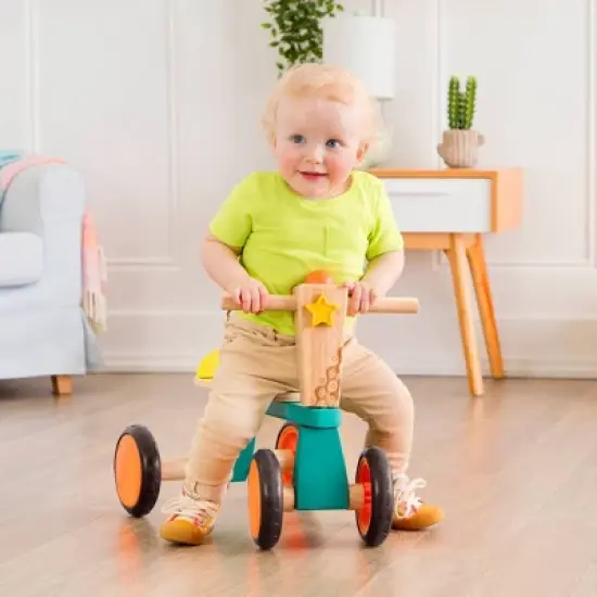 B. toys Wooden Toddler Bike Smooth Rider image {1}