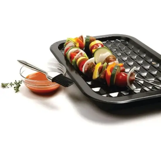 Norpro 7.5" Long Stainless Steel Silicone Basting Pastry Brush image {3}