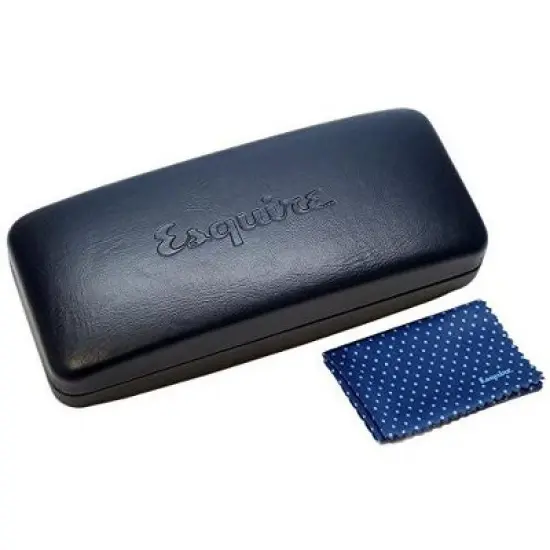 Esquire Designer Reading Glasses EQ1500 in Black 53mm with Case +0.25 image {4}