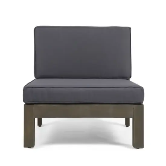 INFURNIC Patio Seating Sets Modern Outdoor Furniture Set Featuring Unique Design,Perfect for Gardens, Living Spaces, Gray, 90.75"*30.25"*26.5" image {3}