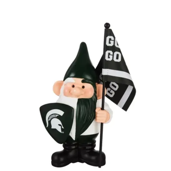 Evergreen Michigan State University, Flag Holder Gnome image {1}