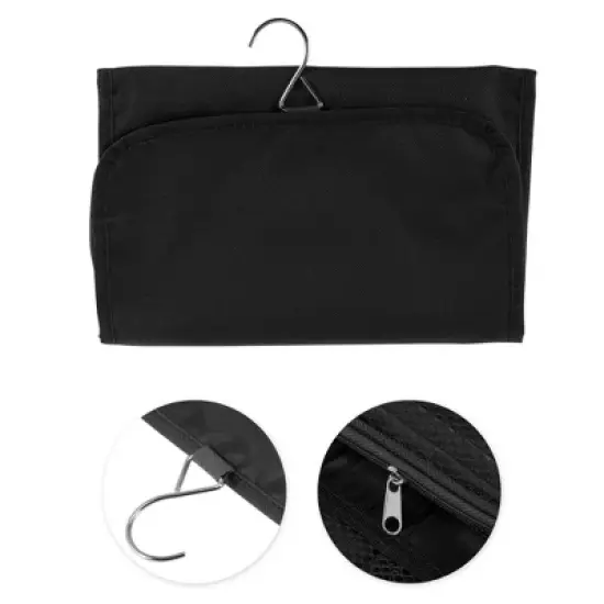 Unique Bargains Foldable Hanging Solid Makeup Bag 1 Pc image {3}