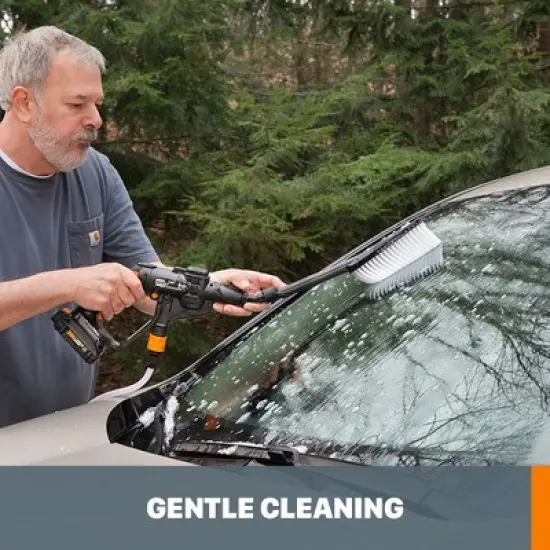 Worx WA4048 7" Multi-Purpose Cleaning Brush Accessory Kit with Quick Snap Connection for Hydroshot Pressure Washers image {3}