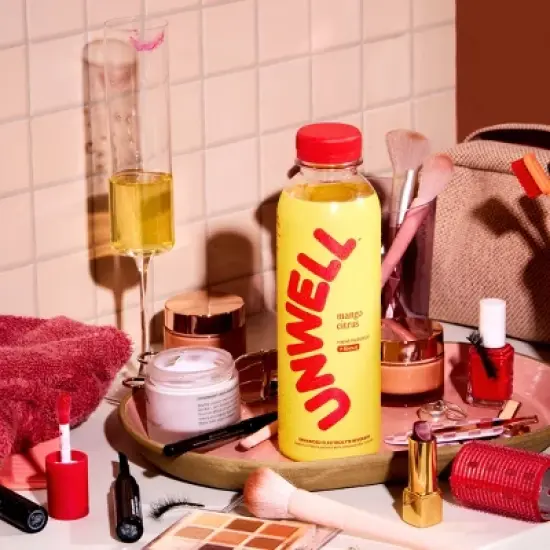 Unwell Mango Citrus Hydration Electrolyte Drink - 16.9 fl oz Bottle image {2}