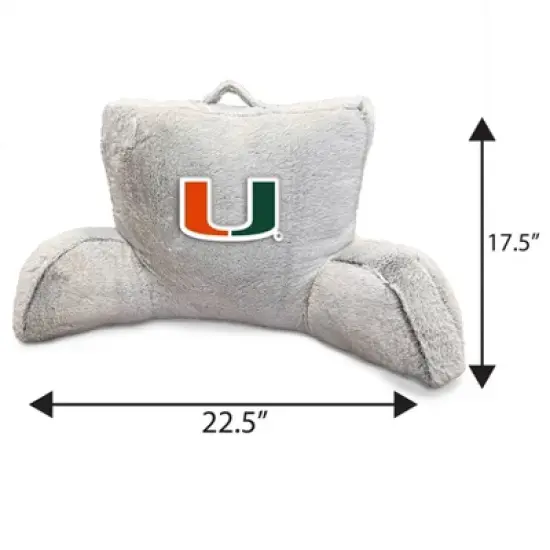 NCAA Miami Hurricanes Faux Fur Backrest image {1}