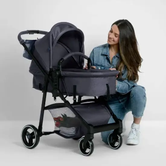 babyGap by Delta Children 2-in-1 Carriage Stroller image {4}