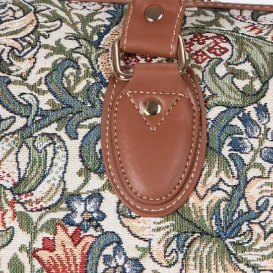 Signare USA William Morris Golden Lily Green Travel Bag image {7}