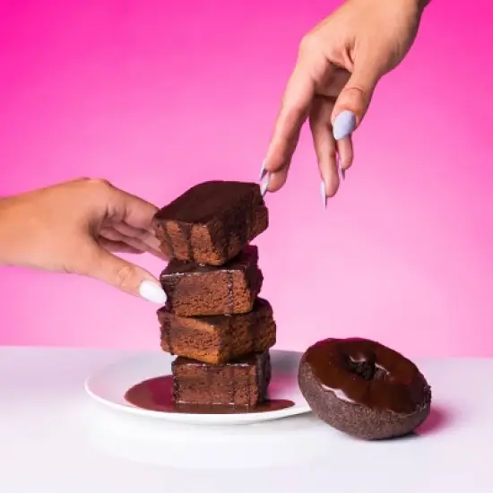 Prime Bites Chocolate Glazed Donut Protein Brownie - 19g Protein - 2.29oz image {2}