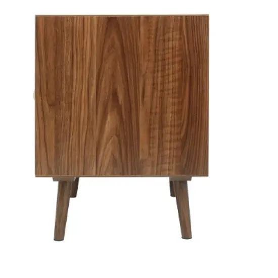 Arina 3D Printed Elements 1 Drawer Nightstand With Storage - The Pop Maison image {4}