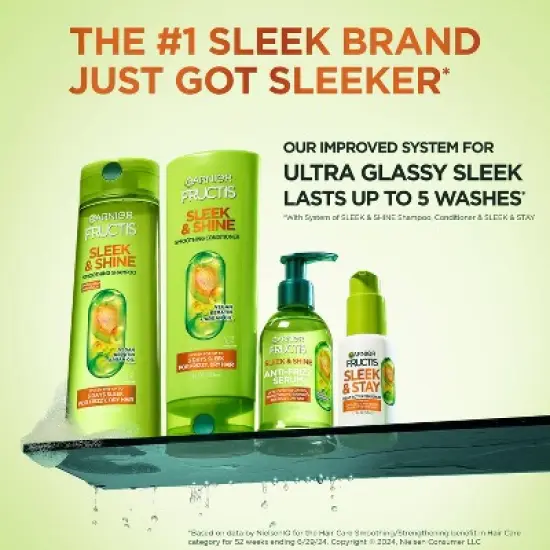 Garnier Fructis Sleek & Shine Fortifying Shampoo for Frizzy Hair image {4}