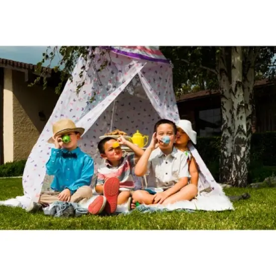 Pacific Play Tents Kids Butterfly Hanging Canopy 37" x 80" High image {2}