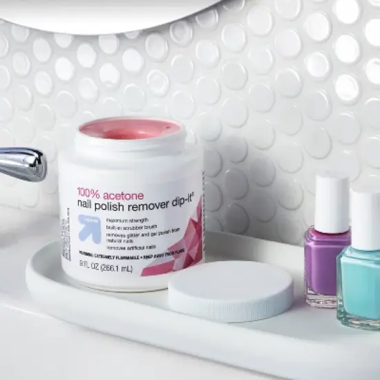 Maximum Strength Acetone Nail Polish Remover - 9 fl oz - up&up&trade; image {1}