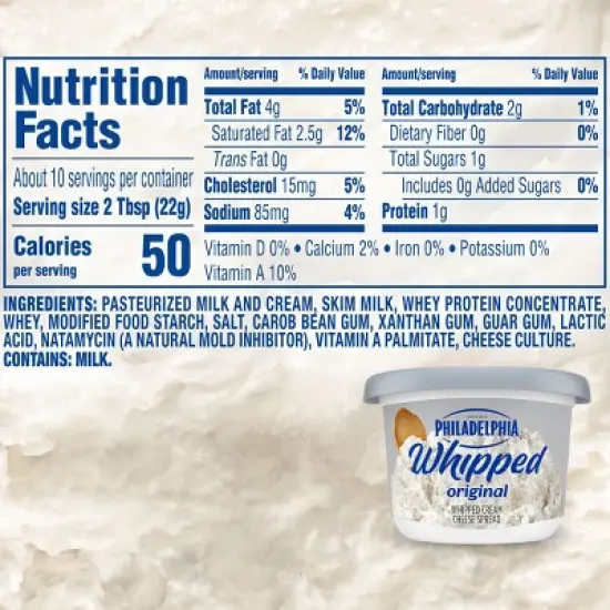 Philadelphia Whipped Cream Cheese Spread - 8oz image {5}