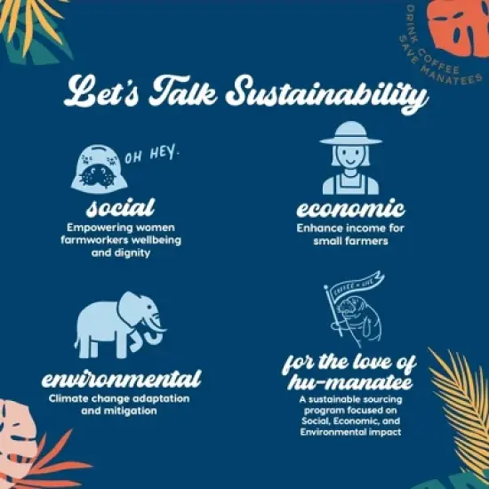 Manatee Gourmet Coffee Manatee Blend Medium Roast Coffee Pods - 24ct image {4}