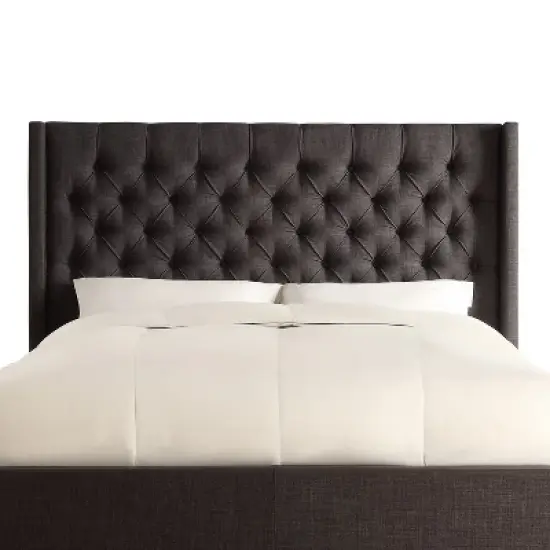 Highland Park Button Tufted Wingback Headboard - Inspire Q image {2}