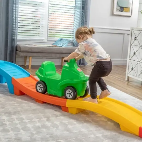 Step2 Racing Green Up & Down Roller Coaster Ride-On image {6}