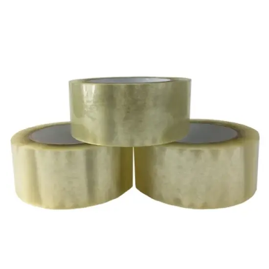 UOFFICE 2" x 110 Yds, 1.7 Mil, 36 Rolls Per Case, Clear Acrylic Packing Tape image {2}