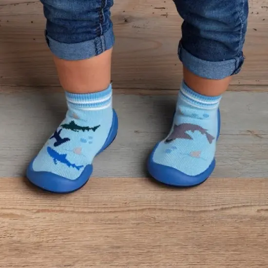 Komuello Baby Boy First Walk Sock Shoes Shark Tank image {5}