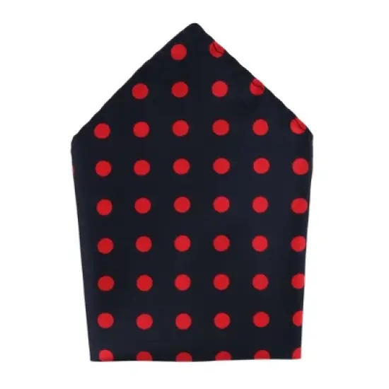 CTM Men's Polka Dot Bow Tie and Pocket Square image {2}