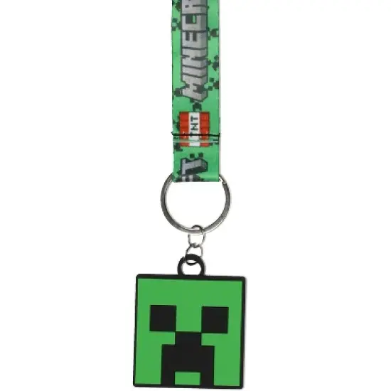 Minecraft Creeper Wrist Hand Lanyard For Keys Wallet image {1}