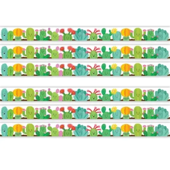 Teacher Created Resources&reg; Happy Cactus Crew Die-Cut Border Trim, 35 Feet Per Pack, 6 Packs image {4}