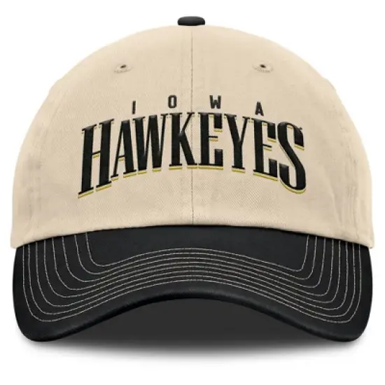 NCAA Iowa Hawkeyes Unstructured Washed Cotton Hat image {1}